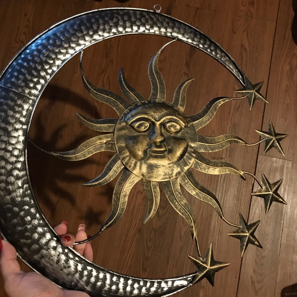 Sun moon and stars wall decor